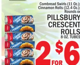 C Town Pillsbury crescent rolls 8 oz. tubes offer