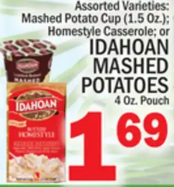 C Town Idahoan mashed potatoes offer