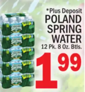 C Town Poland spring water offer