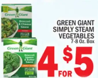 C Town Green giant simply steam vegetables offer