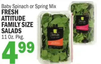 C Town Fresh attitude family size salads offer