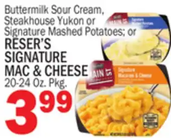 C Town Reser's signature mac & cheese offer