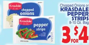 Bravo Supermarkets Krasdale pepper strips offer