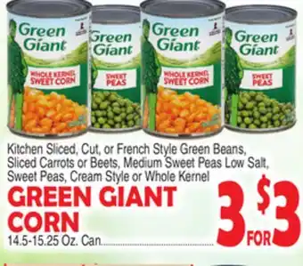 Bravo Supermarkets Green giant corn offer