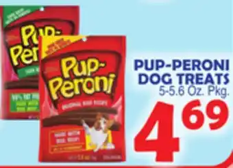 Bravo Supermarkets Pup-peroni dog treats offer