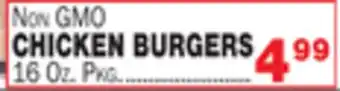 Bravo Supermarkets Chicken burgers offer
