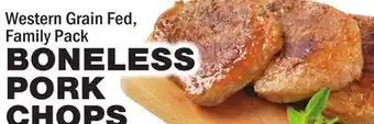 Bravo Supermarkets Boneless pork chops offer
