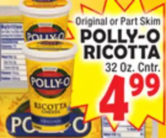 Bravo Supermarkets Polly-o ricotta offer