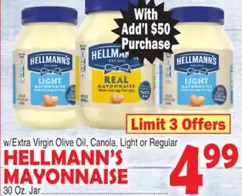 Bravo Supermarkets Hellmann's mayonnaise offer