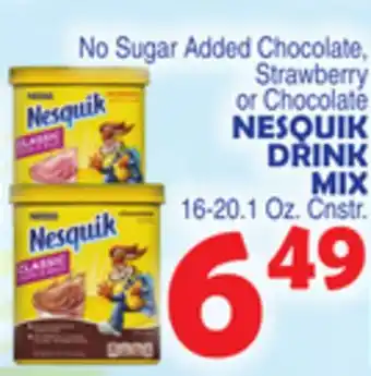 Bravo Supermarkets Nesquik drink mix offer