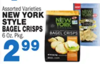 Bravo Supermarkets New york style bagel crisps offer