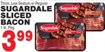 Bravo Supermarkets Sugardale sliced bacon offer