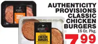 Bravo Supermarkets Authenticity provisions classic chicken burgers offer