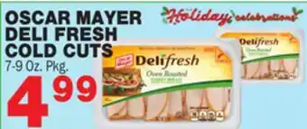 Bravo Supermarkets Oscar mayer deli fresh cold cuts offer