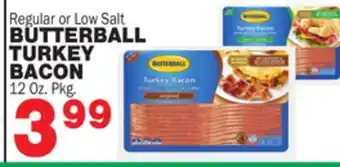 Bravo Supermarkets Butterball turkey bacon offer