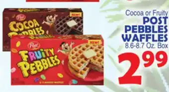 Bravo Supermarkets Post pebbles waffles offer