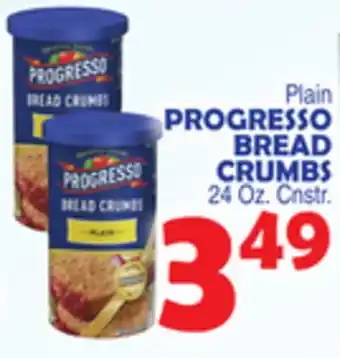 Bravo Supermarkets Progresso bread crumbs offer