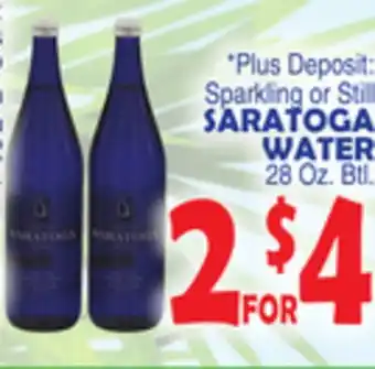 Bravo Supermarkets Still saratoga water offer