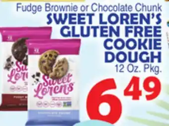 Bravo Supermarkets Sweet loren's gluten free cookie dough offer