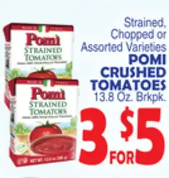 Bravo Supermarkets Pomi crushed tomatoes offer