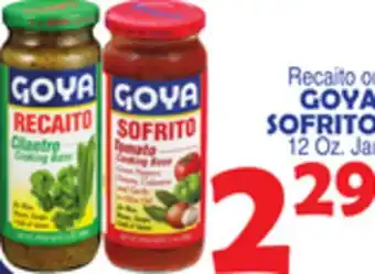 Bravo Supermarkets Goya sofrito offer