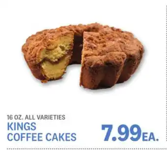 Kings Food Markets Kings coffee cakes offer
