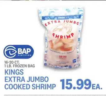 Kings Food Markets Kings extra jumbo cooked shrimp offer