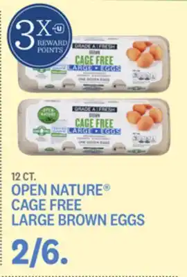 Kings Food Markets Open nature cage free large brown eggs offer