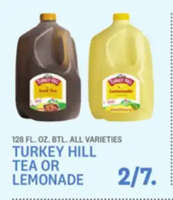 Kings Food Markets Turkey hill tea or lemonade offer