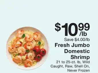 Fairway Store Market Fresh jumbo domestic shrimp offer