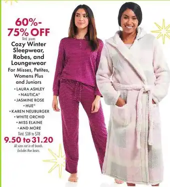 Boscov's Cozy winter sleepwear, robes, and loungewear for, petites, womens plus and ashley offer