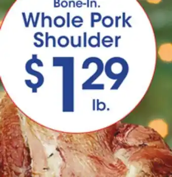 Price Rite Whole pork shoulder offer