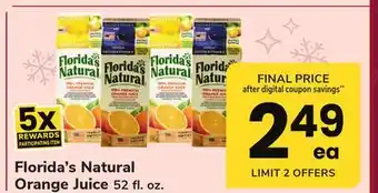 ACME Florida's natural orange juice offer