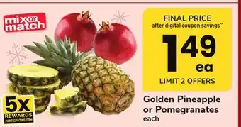ACME Golden pineapple or pomegranates offer