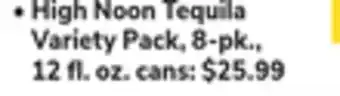 ACME High noon tequila variety pack offer