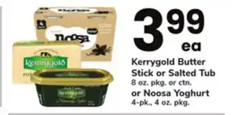 ACME Kerrygold butter stick or salted tub 8 oz. pkg. or ctn. or noosa yoghurt 4-pk., 4 oz. pkg offer