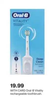 CVS Oral-b vitality rechargeable toothbrush offer