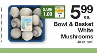 The Fresh Grocer White mushrooms offer