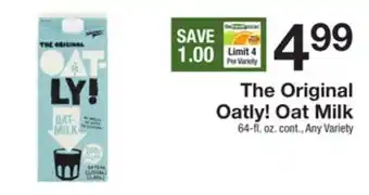The Fresh Grocer Oat milk offer