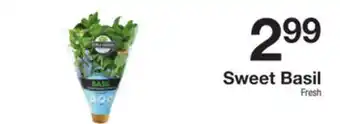 The Fresh Grocer Sweet basil offer
