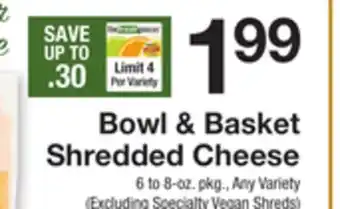 The Fresh Grocer Shredded cheese offer