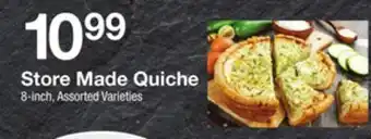 The Fresh Grocer Store made quiche offer