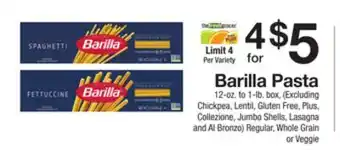 The Fresh Grocer Pasta offer