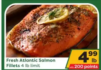 Weis Markets Fresh atlantic salmon fillets offer