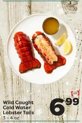 Weis Markets Wild caught cold water lobster tails offer
