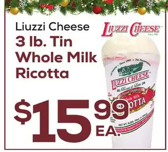 DeCicco & Sons Liuzzi cheese whole milk ricotta offer