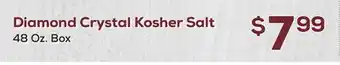 DeCicco & Sons Diamond crystal kosher salt offer