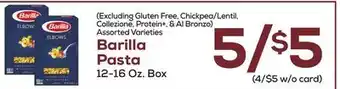 DeCicco & Sons Barilla pasta offer