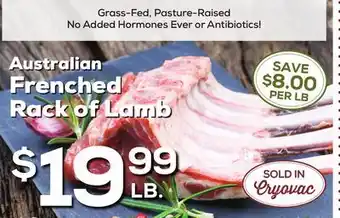 DeCicco & Sons Australian frenched rack of lamb offer