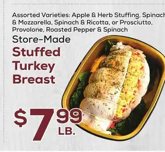 DeCicco & Sons Store-made stuffed turkey breast offer